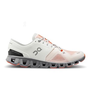 On Cloud Cloud X 3 Beige Naranjas | PE_ON8335