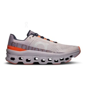 On Cloud Cloudmonster Gris Rojas | PE_ON8663