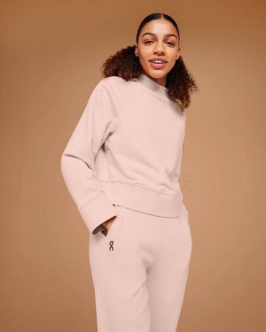 On Cloud Crew Neck Rosas | PE_ON8056