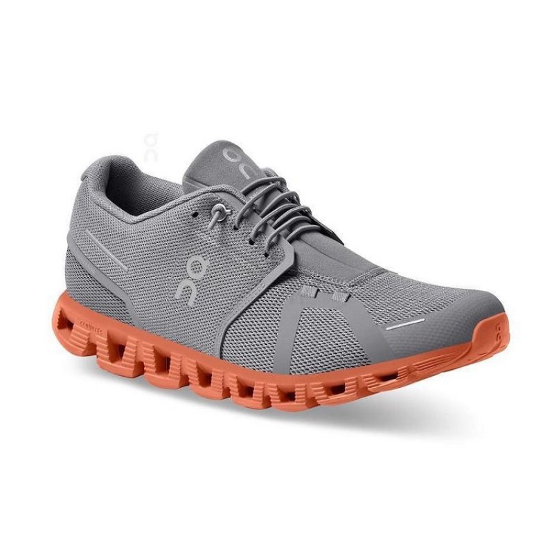 On Cloud Cloud 5 Gris Naranjas | PE_ON8424