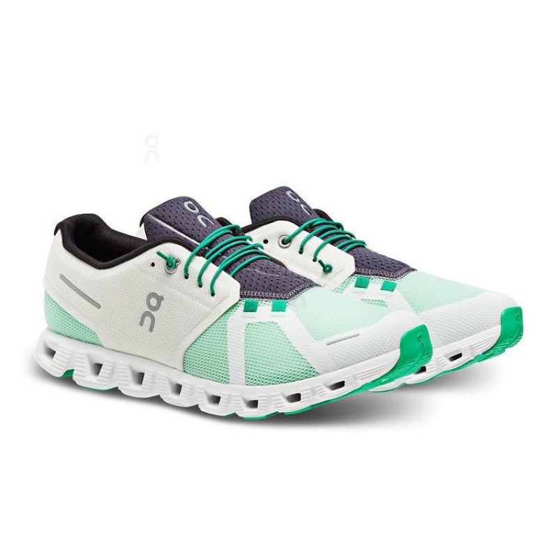 On Cloud Cloud 5 Push Blancas Verde | PE_ON8796