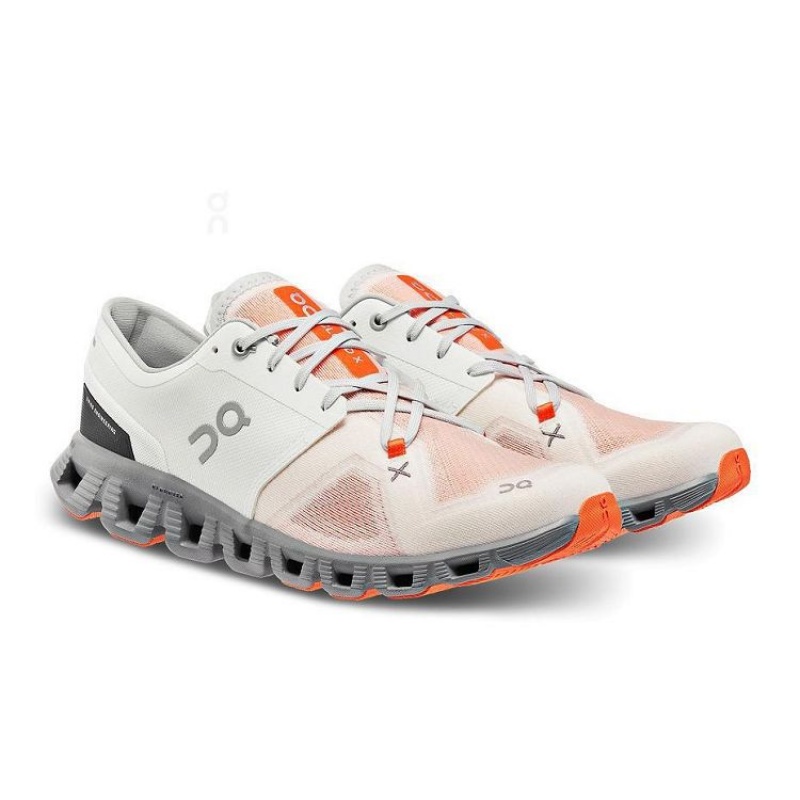 On Cloud Cloud X 3 Beige Naranjas | PE_ON8335