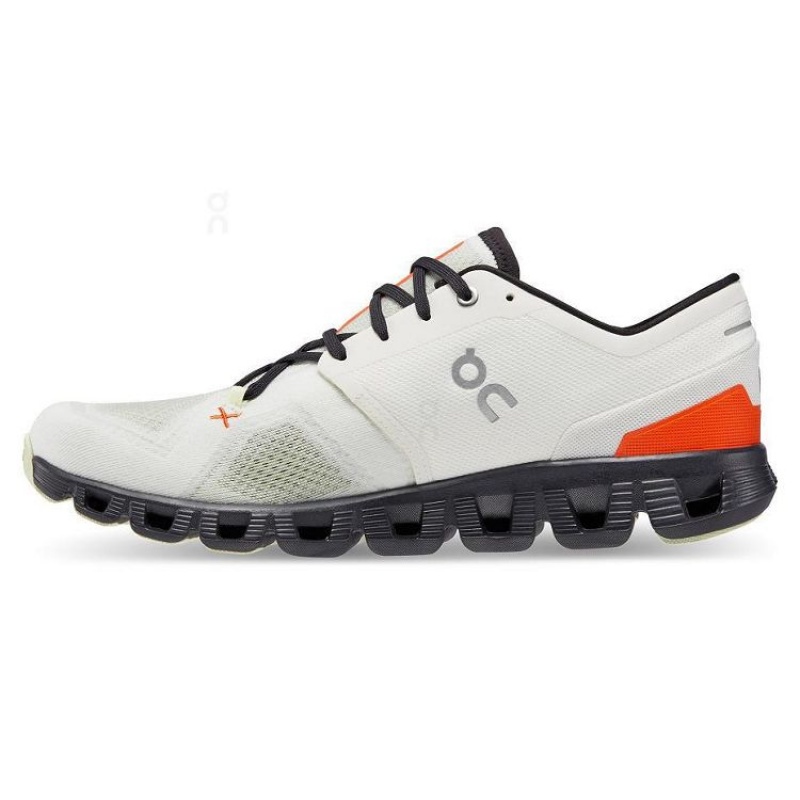 On Cloud Cloud X 3 Blancas Naranjas | PE_ON8777