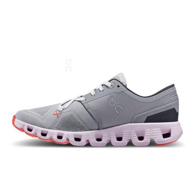 On Cloud Cloud X 3 Gris Moradas | PE_ON8585