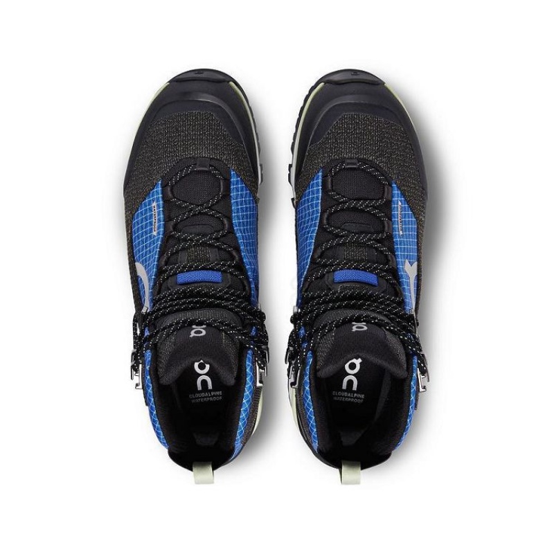On Cloud Cloudalpine Waterproof Negras Azules | PE_ON8034