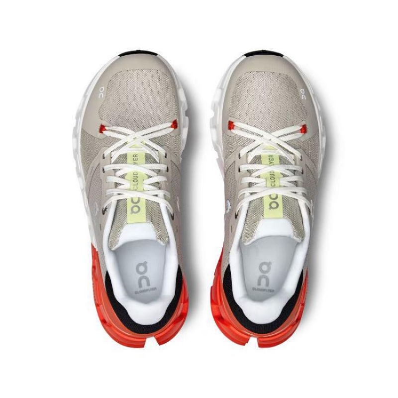 On Cloud Cloudflyer 4 Beige Naranjas | PE_ON8778