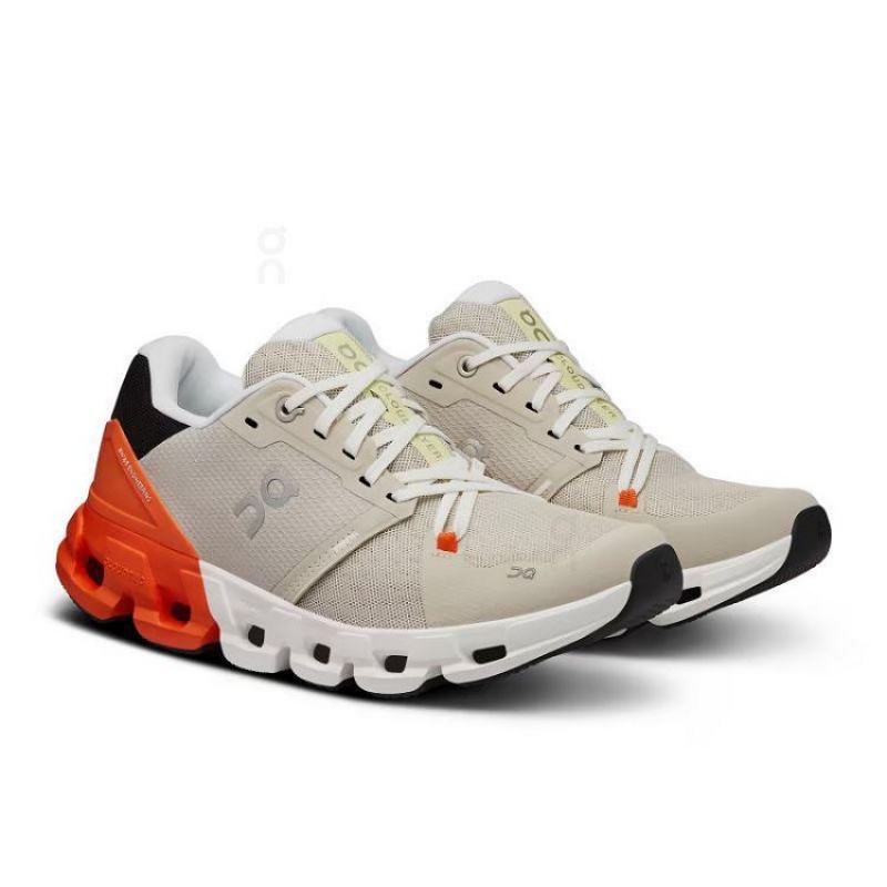 On Cloud Cloudflyer 4 Beige Naranjas | PE_ON8778