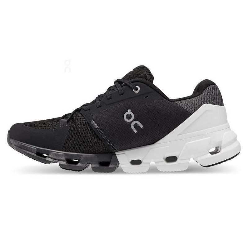 On Cloud Cloudflyer 4 Wide Negras Blancas | PE_ON8683