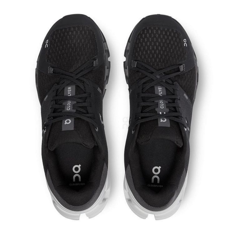 On Cloud Cloudflyer 4 Wide Negras Blancas | PE_ON8683