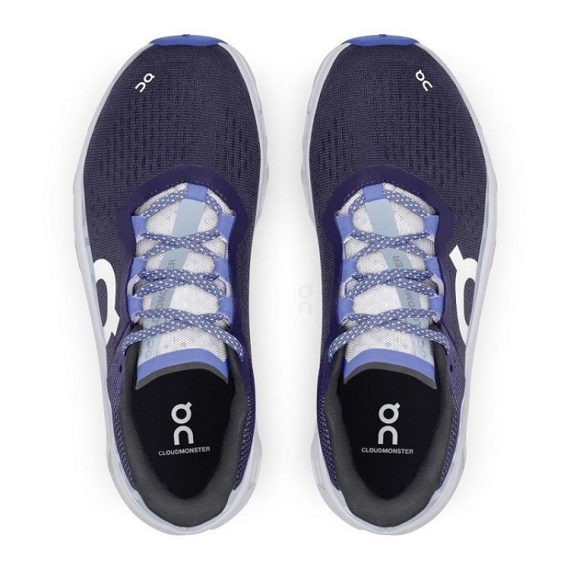 On Cloud Cloudmonster Blancas Azul Marino | PE_ON8308