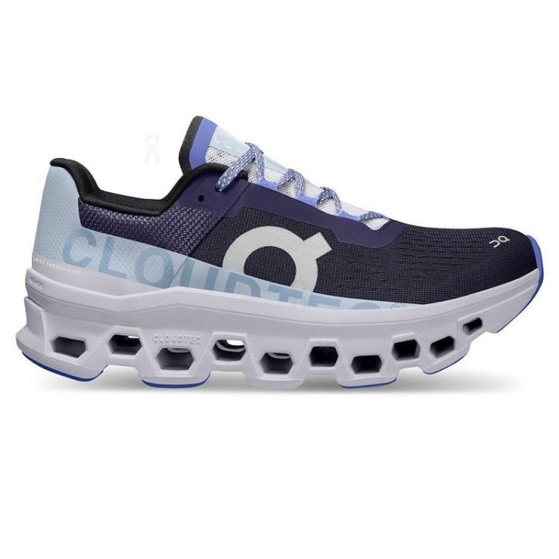 On Cloud Cloudmonster Blancas Azul Marino | PE_ON8308