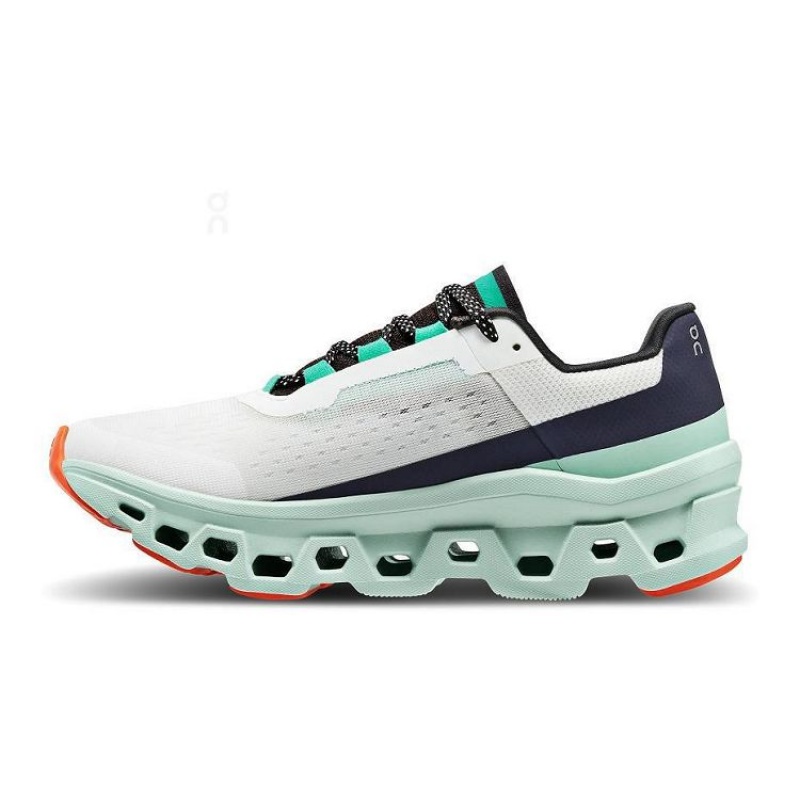 On Cloud Cloudmonster Turquesa Blancas | PE_ON8762