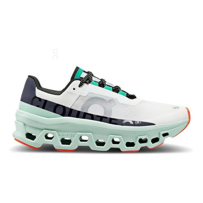 On Cloud Cloudmonster Turquesa Blancas | PE_ON8762