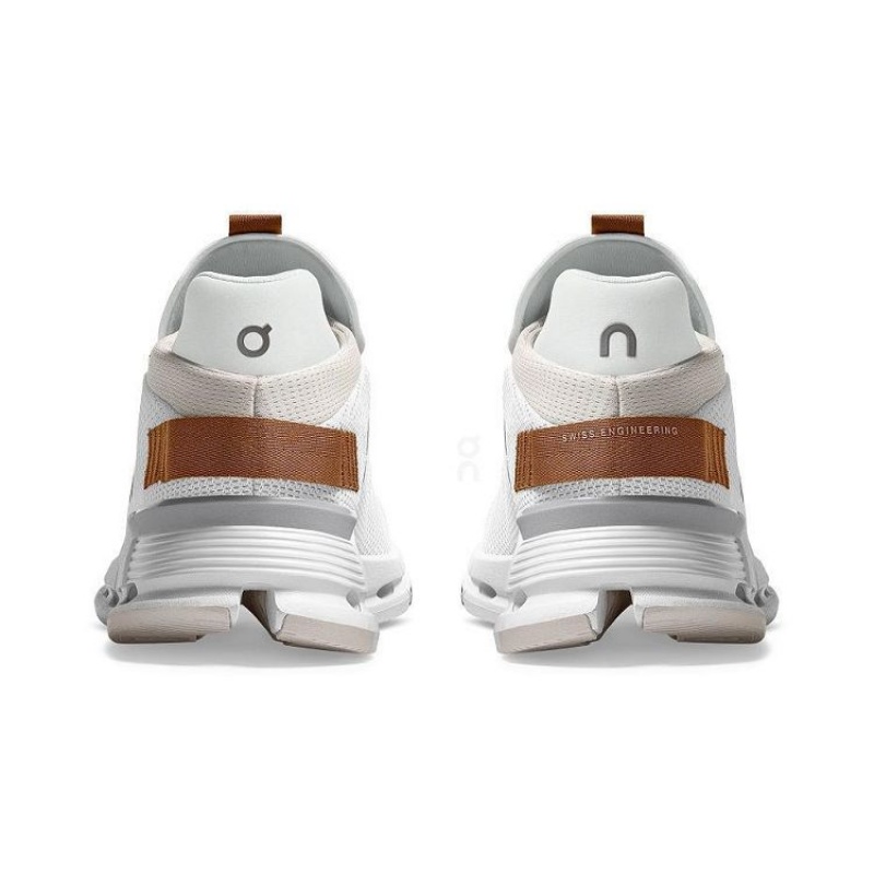 On Cloud Cloudnova Blancas Marrones | PE_ON8146