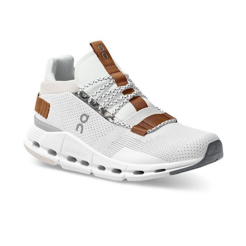 On Cloud Cloudnova Blancas Marrones | PE_ON8146