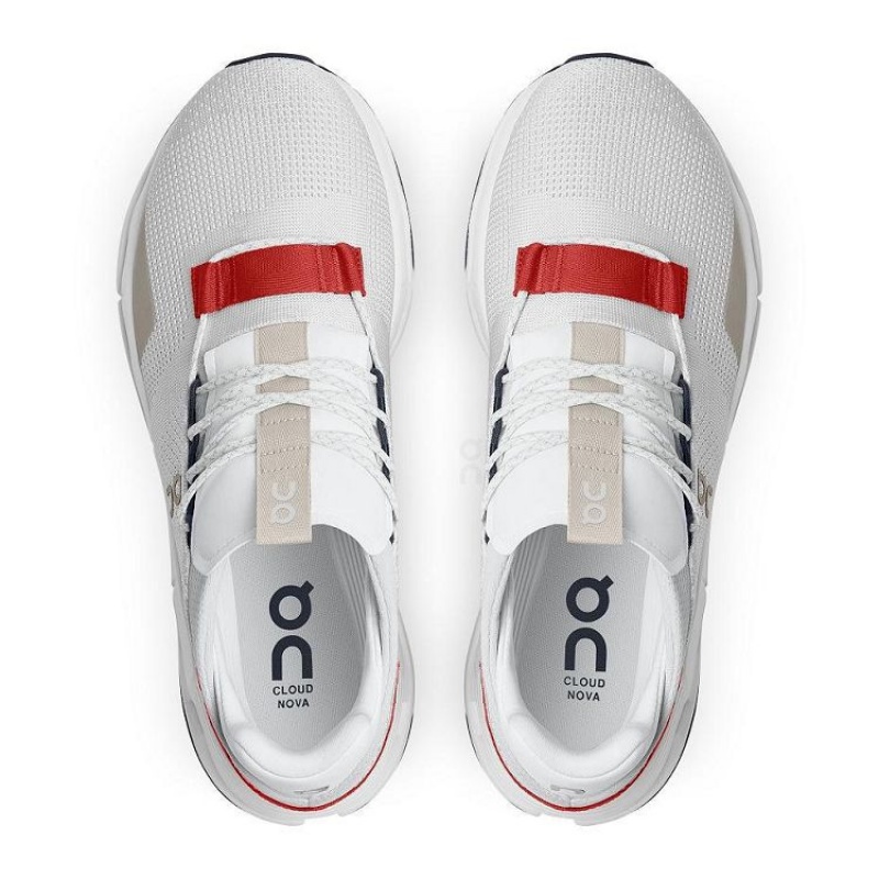 On Cloud Cloudnova Blancas Rojas | PE_ON8855