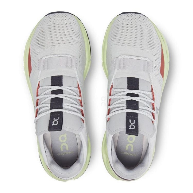 On Cloud Cloudnova Gris Amarillo | PE_ON9011