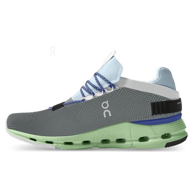 On Cloud Cloudnova Gris Verde | PE_ON9134