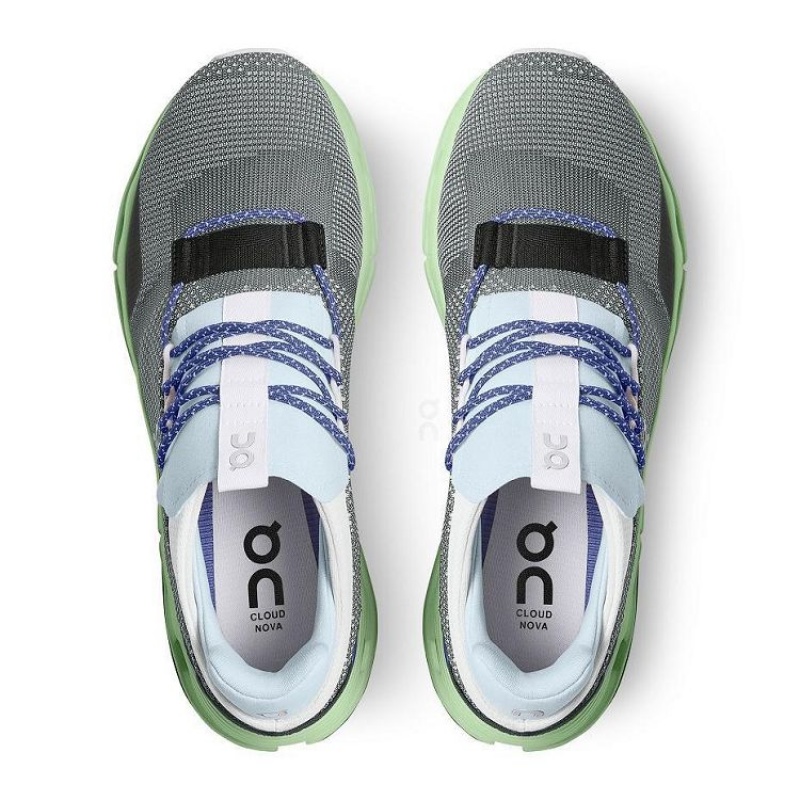 On Cloud Cloudnova Gris Verde | PE_ON9134