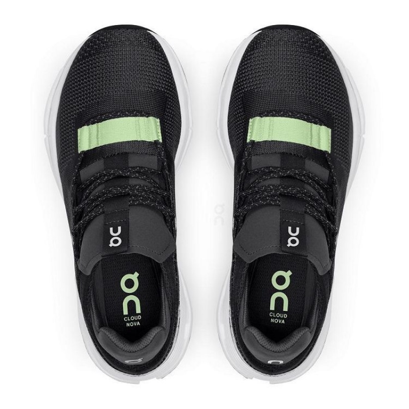 On Cloud Cloudnova Negras Verde | PE_ON8815