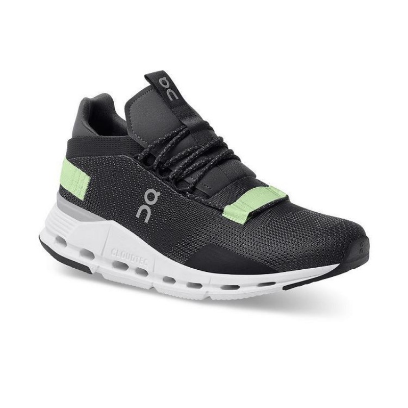 On Cloud Cloudnova Negras Verde | PE_ON8909