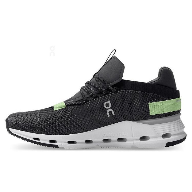 On Cloud Cloudnova Negras Verde | PE_ON8909