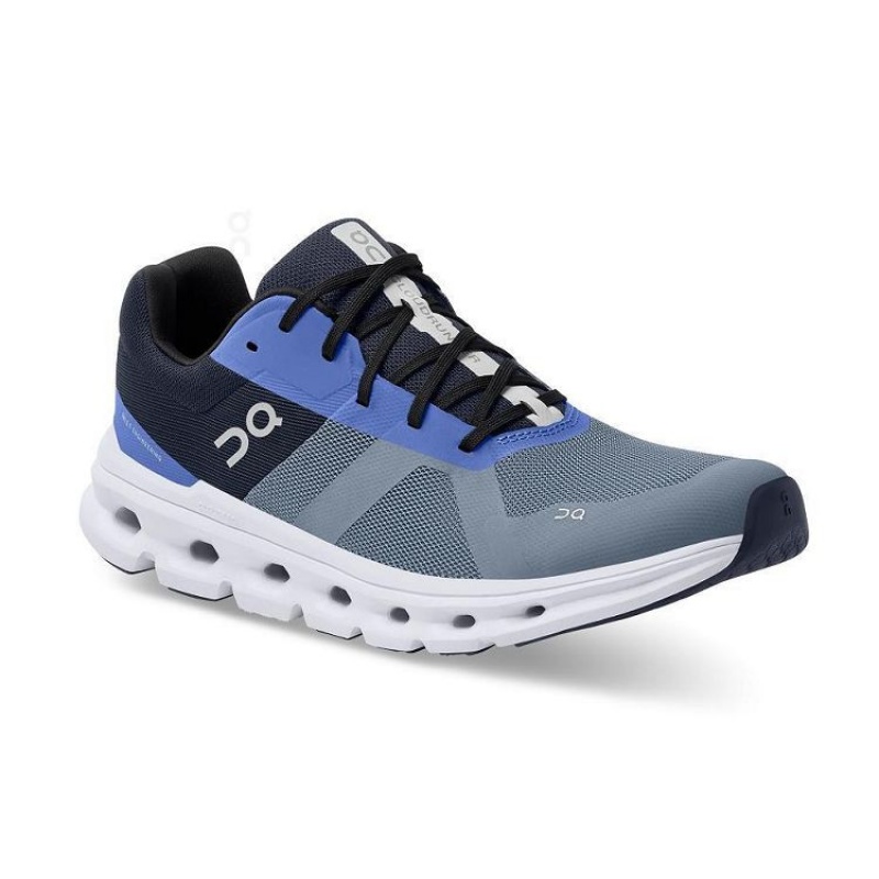 On Cloud Cloudrunner Azules Gris | PE_ON8040