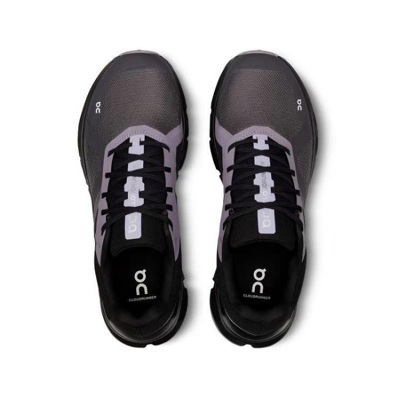 On Cloud Cloudrunner Negras Moradas | PE_ON8635