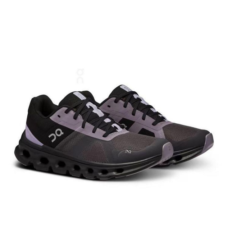 On Cloud Cloudrunner Negras Moradas | PE_ON8215