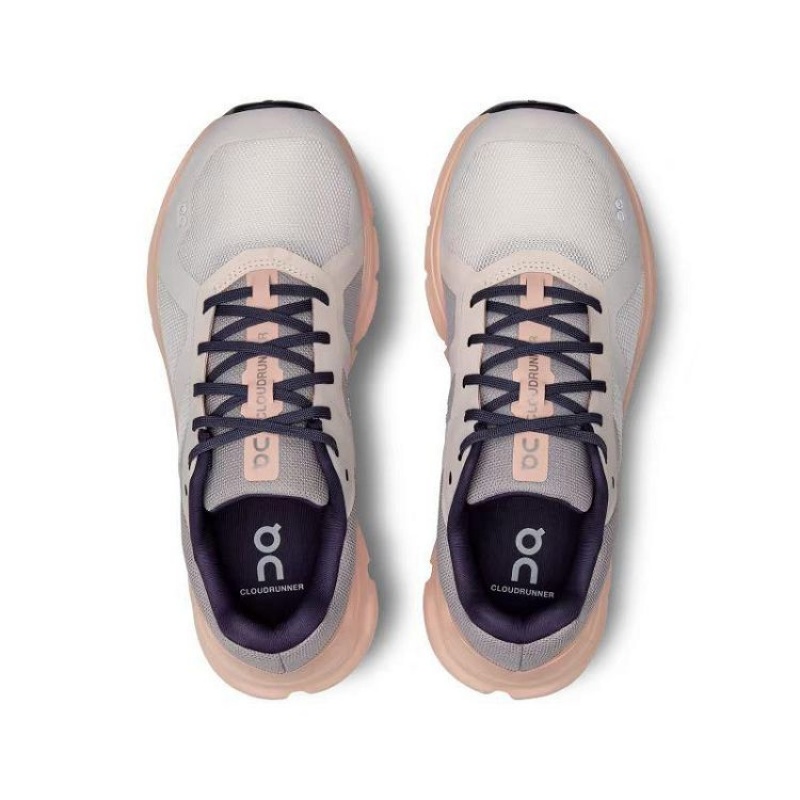 On Cloud Cloudrunner Rosas Gris | PE_ON8285