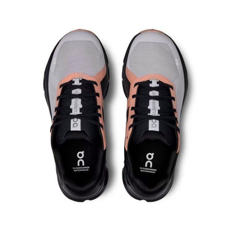 On Cloud Cloudrunner Waterproof Negras Gris | PE_ON8986