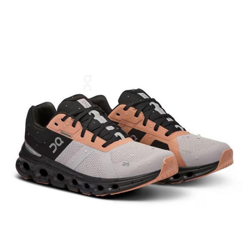 On Cloud Cloudrunner Waterproof Negras Gris | PE_ON8986