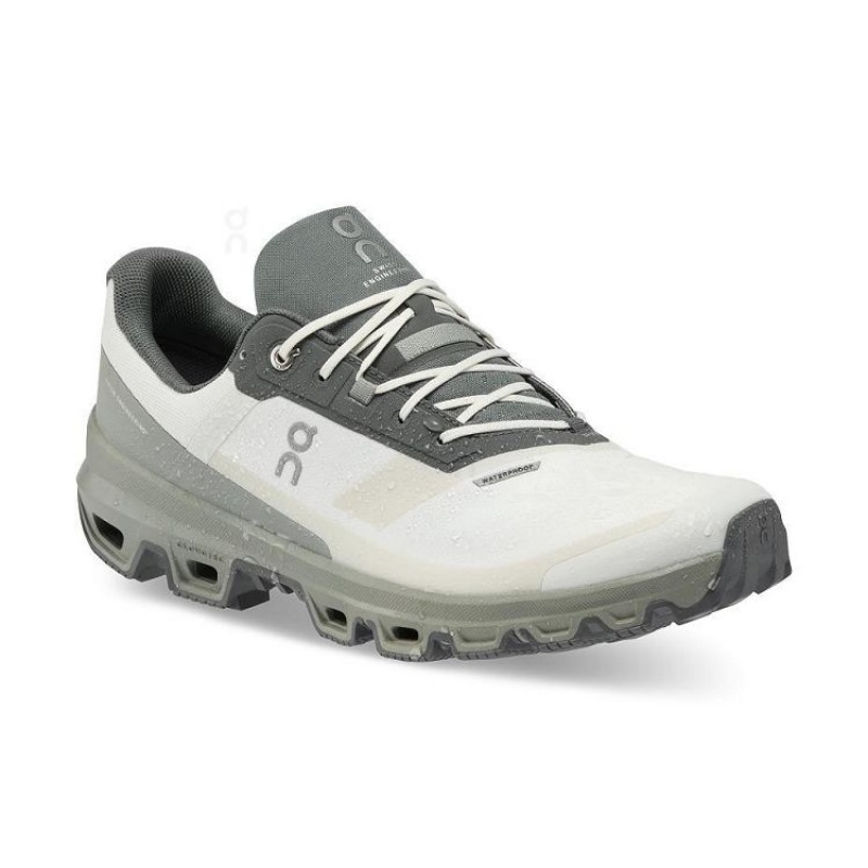On Cloud Cloudventure Waterproof Blancas Verde Oliva | PE_ON9019