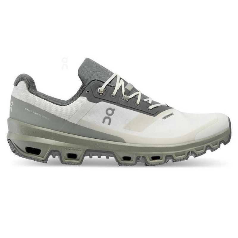 On Cloud Cloudventure Waterproof Blancas Verde Oliva | PE_ON9019