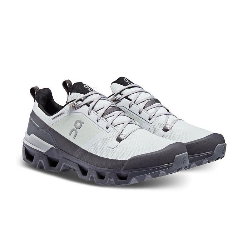 On Cloud Cloudwander Waterproof Blancas Gris | PE_ON9047