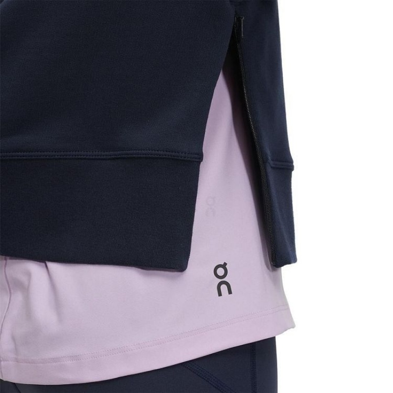 On Cloud Crew Neck Azul Marino | PE_ON8718