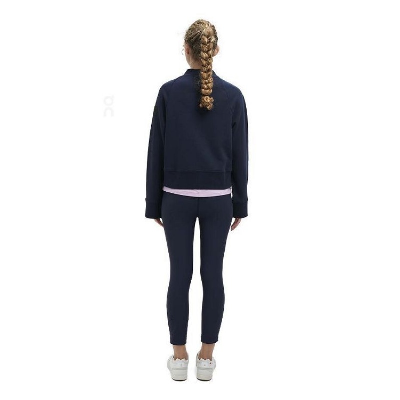 On Cloud Crew Neck Azul Marino | PE_ON8718