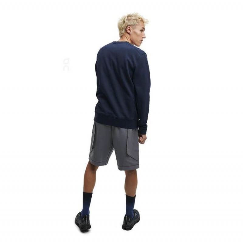 On Cloud Crew Neck Azul Marino | PE_ON9166