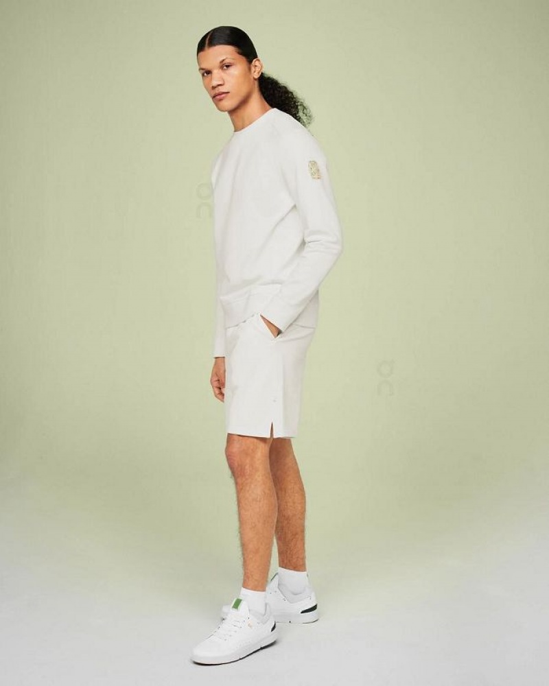 On Cloud Crew Neck Blancas | PE_ON8296