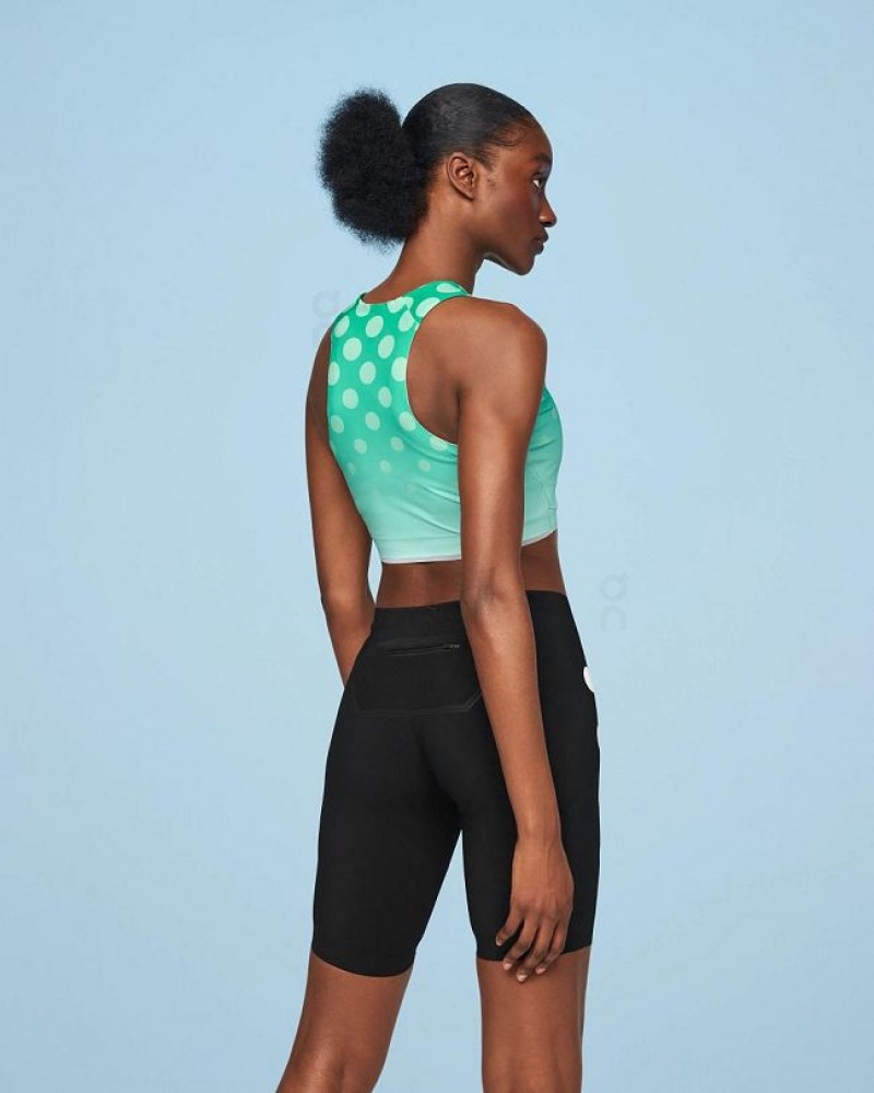 On Cloud Crop Top Light Distance Verde | PE_ON8968
