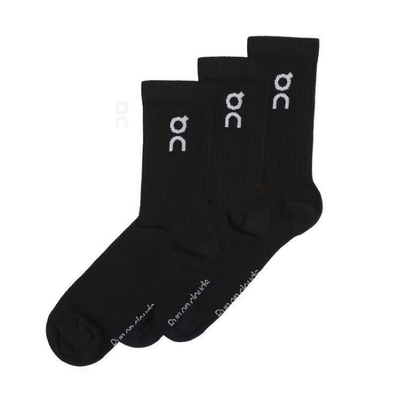 On Cloud Logo 3-Pack Negras | PE_ON8420