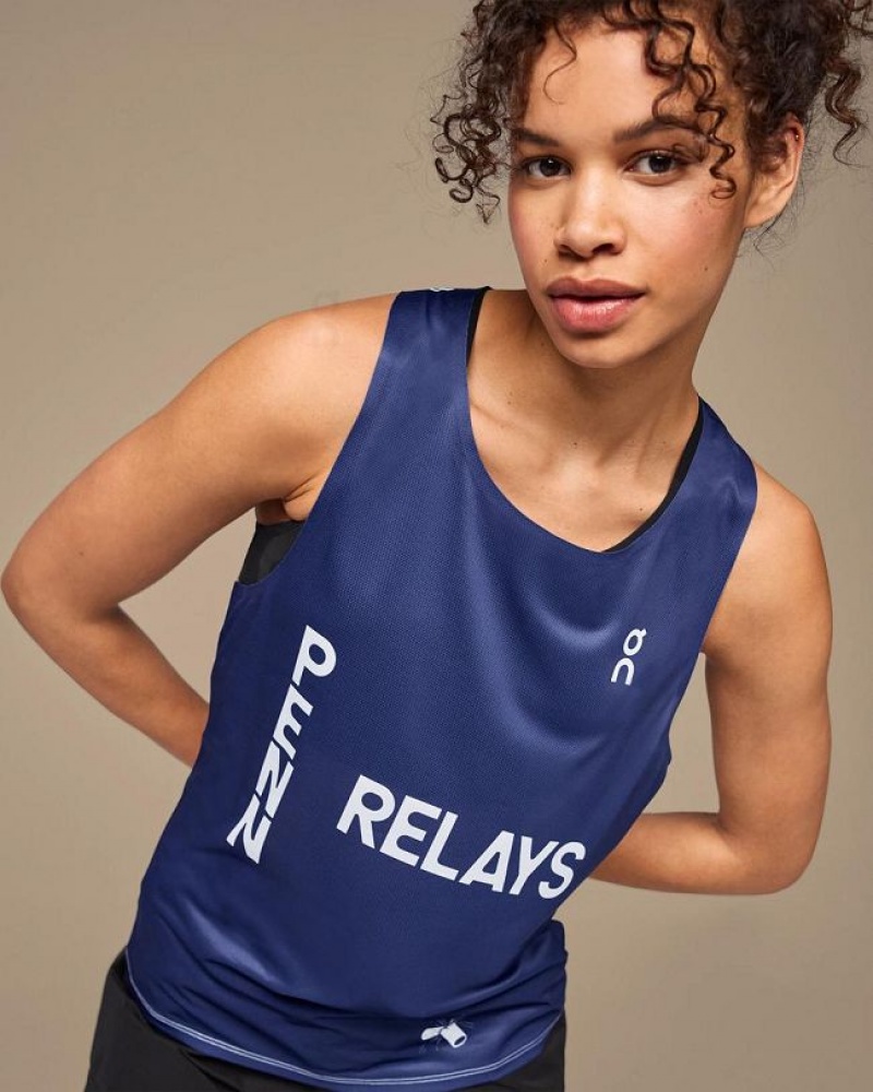 On Cloud Penn Relays Singlet Azul Real | PE_ON9148