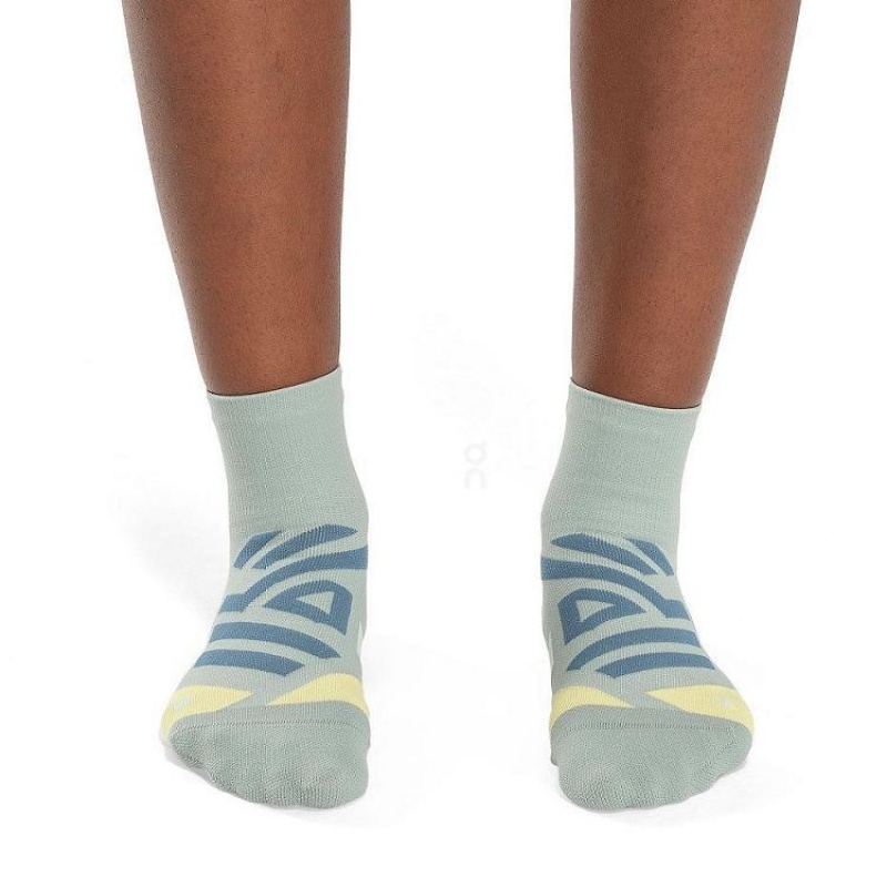 On Cloud Performance Mid Verde Azules | PE_ON8064