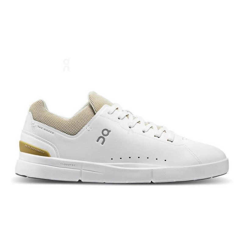 On Cloud THE ROGER Advantage Blancas Doradas | PE_ON9106