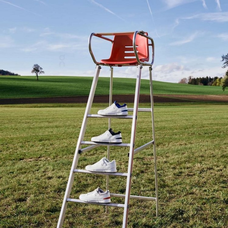 On Cloud THE ROGER Advantage Blancas Gris | PE_ON8274