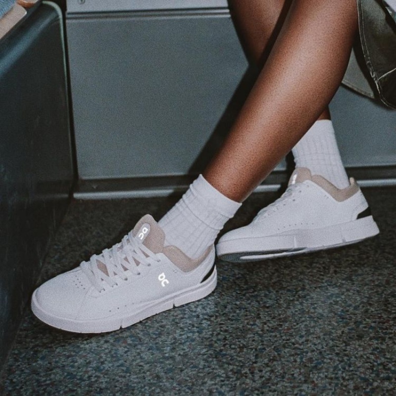 On Cloud THE ROGER Advantage Blancas Marrones | PE_ON8062