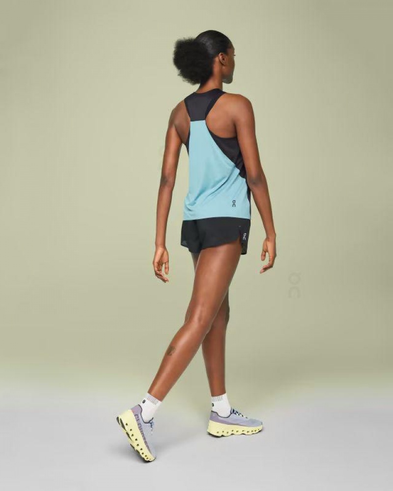 On Cloud Tank-T Negras Azules | PE_ON8673