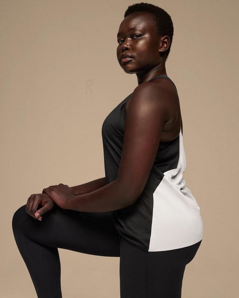 On Cloud Tank-T Negras Blancas | PE_ON8520