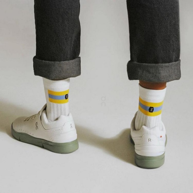 On Cloud Tennis Blancas Amarillo | PE_ON9084