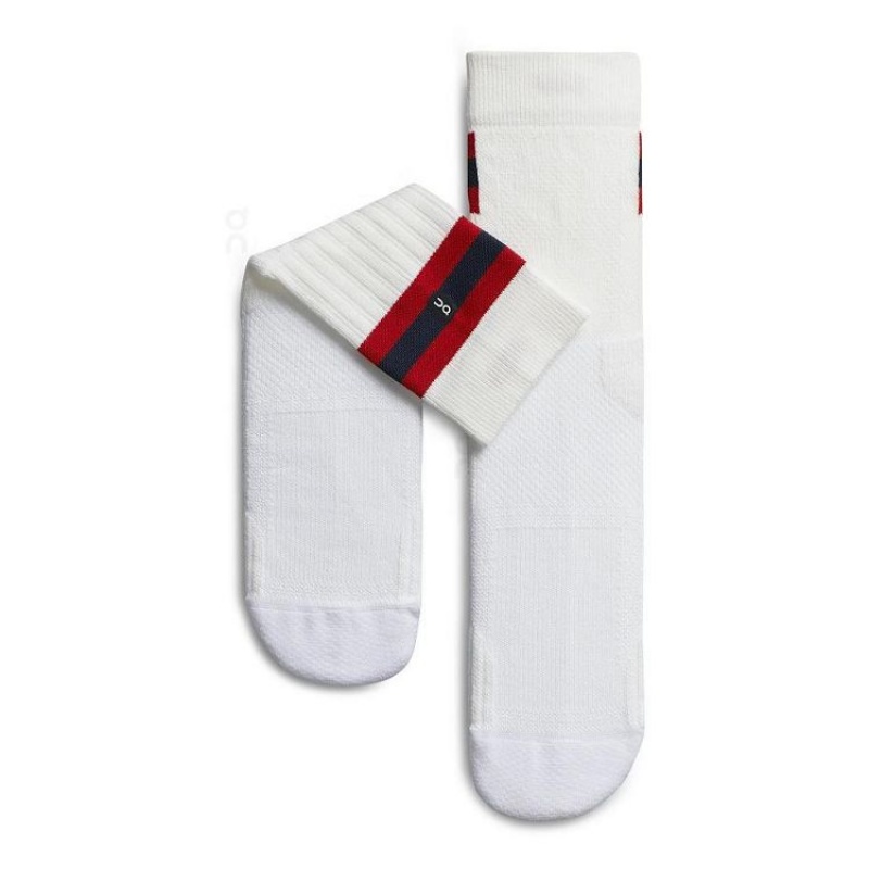 On Cloud Tennis Blancas Rojas | PE_ON8367